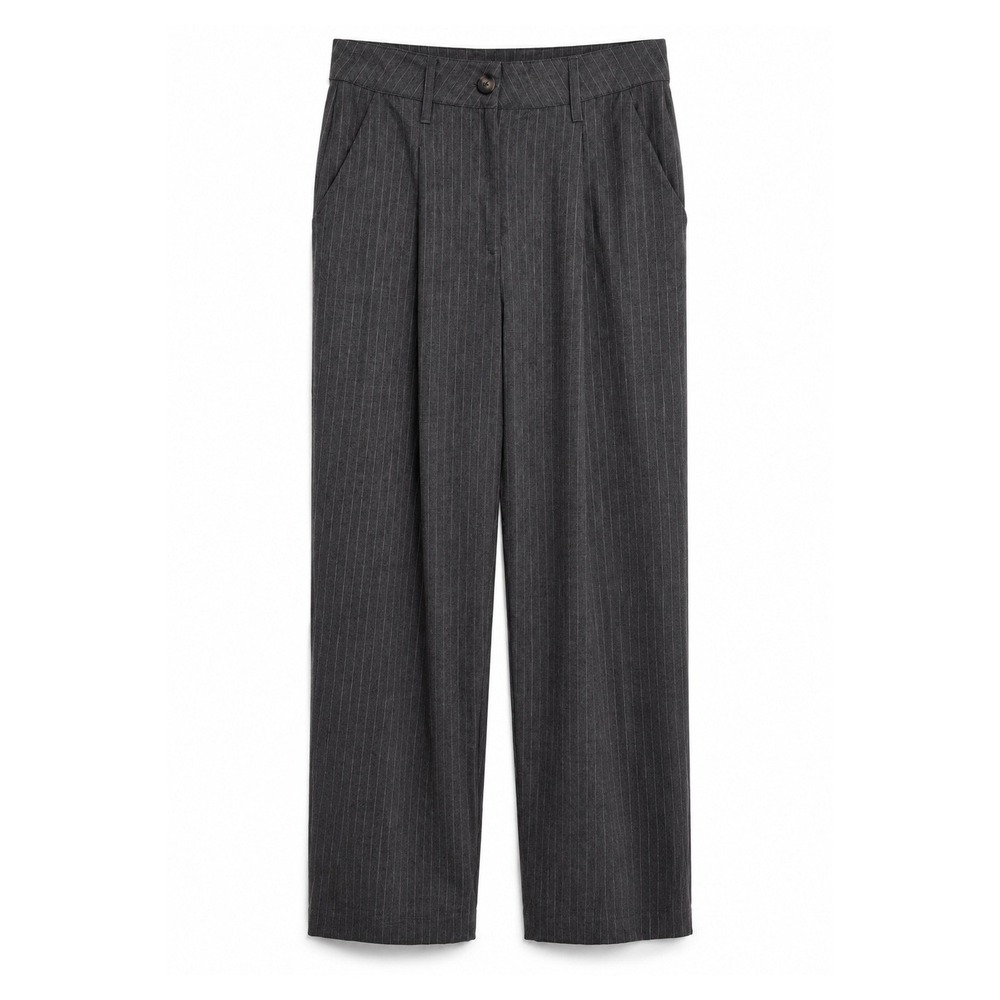 Wild Fable Womens Size 6 Gray Pinstripe Wide Leg Trouser Pants High Rise